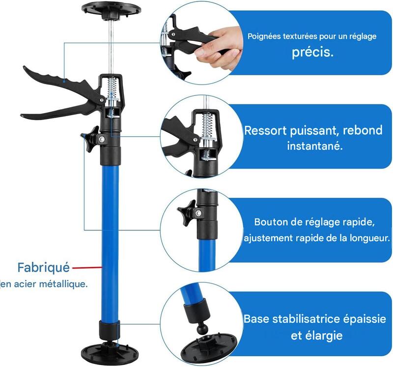 Tige de Support Télescopique (2pcs) - الصورة 4